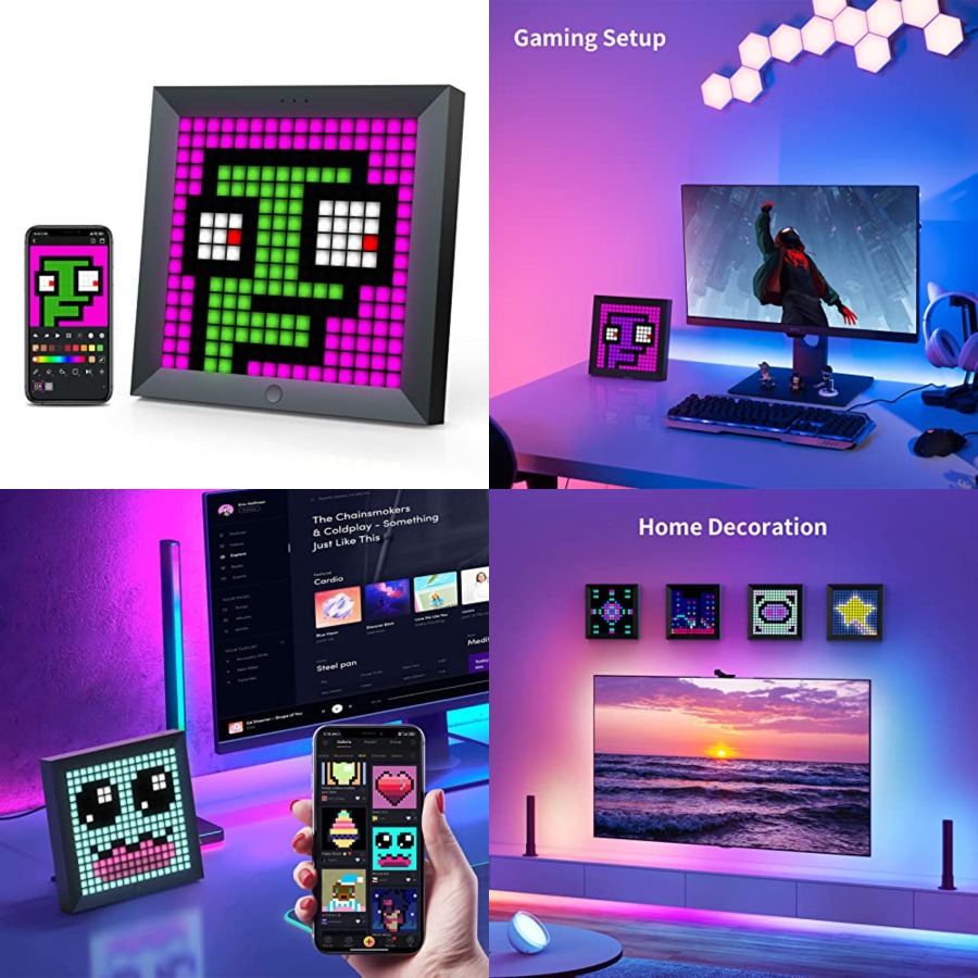 Desk Setup Gaming - Светодиодная панель для пиксельных дисплеев, совместимая