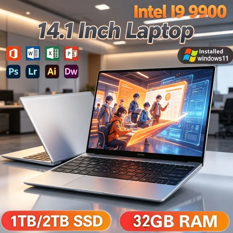 Intel Cpu Core I9 - Ноутбук Intel Core i9‑9900, 14.1 дюйма,
