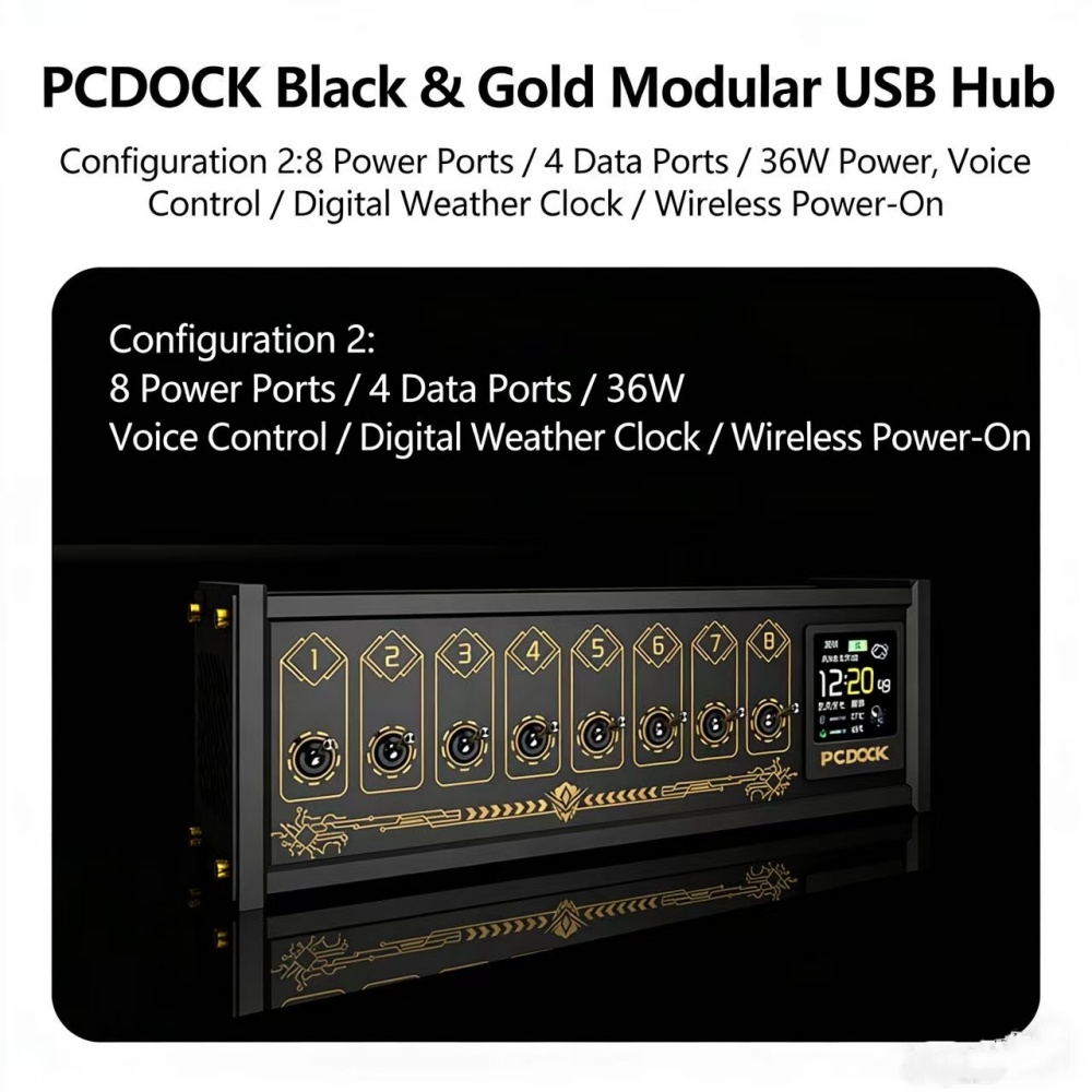 Desk Setup For Laptop - Блок-органайзер PCDOCK: USB-разветвитель с выключателем, беспроводная