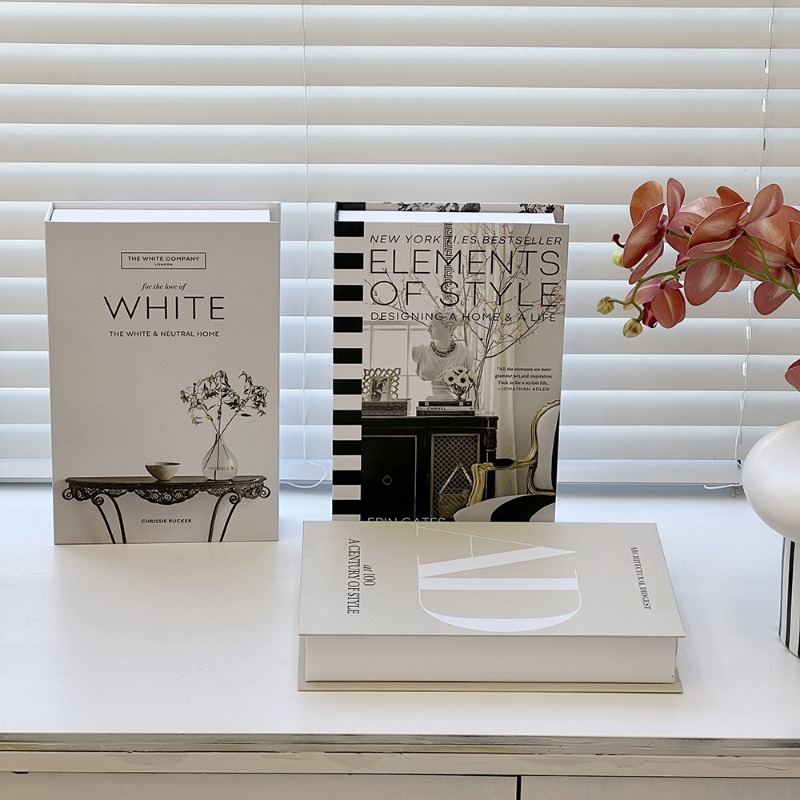 Desk Setup Plants - Простой поддельный книжный орнамент для спальни,