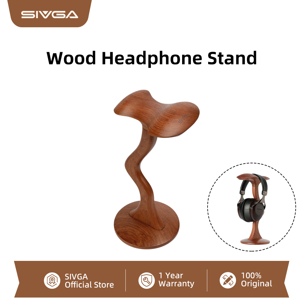 Desk Setup Wood - Универсальная деревянная подставка для наушников SIVGA,