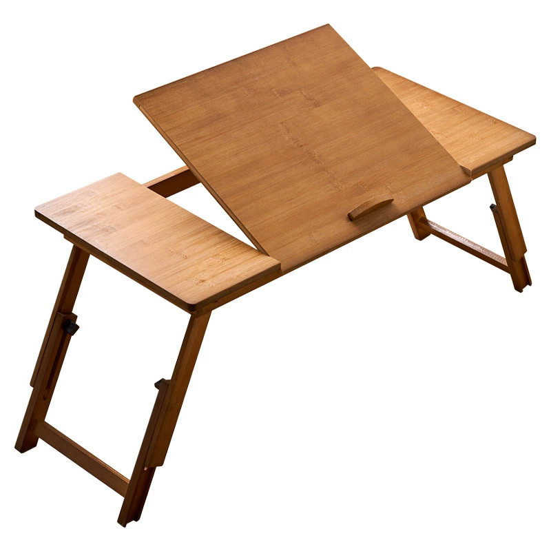 Desk Setup Ideas - Складной бамбуковый столик для ноутбука, регулируемый,