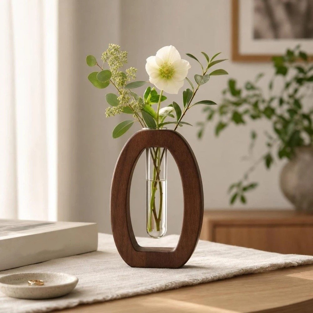 Деревянная гидропонная ваза дл – обзор и цена Desk Setup Plants