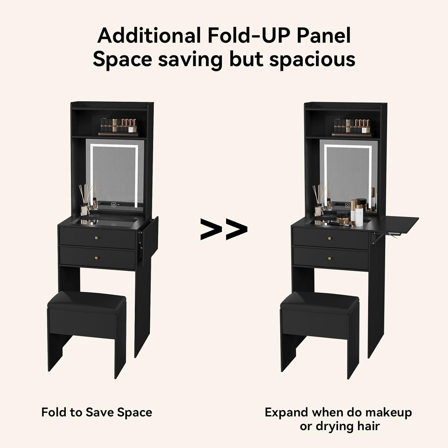 Миниатюрный черный туалетный с – обзор и цена Desk Setup Black And Wood