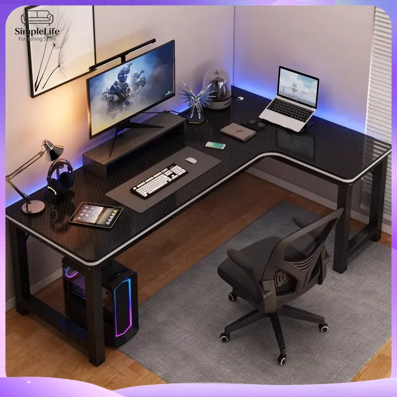Угловой игровой компьютерный с – обзор и цена Desk Setup With Laptop And Monitor