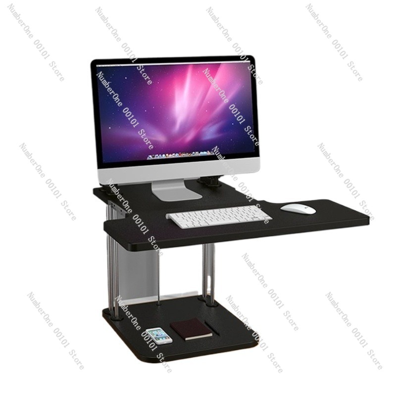 Регулируемый по высоте настоль – обзор и цена Desk Setup With Laptop And Monitor