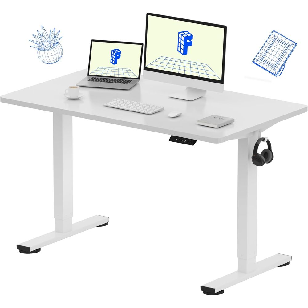 EN1 Цельный стол-трансформер 4 – обзор и цена Desk Setup One Monitor