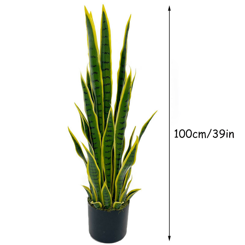 Искусственная сансевиерия (плю – обзор и цена Desk Setup Plants