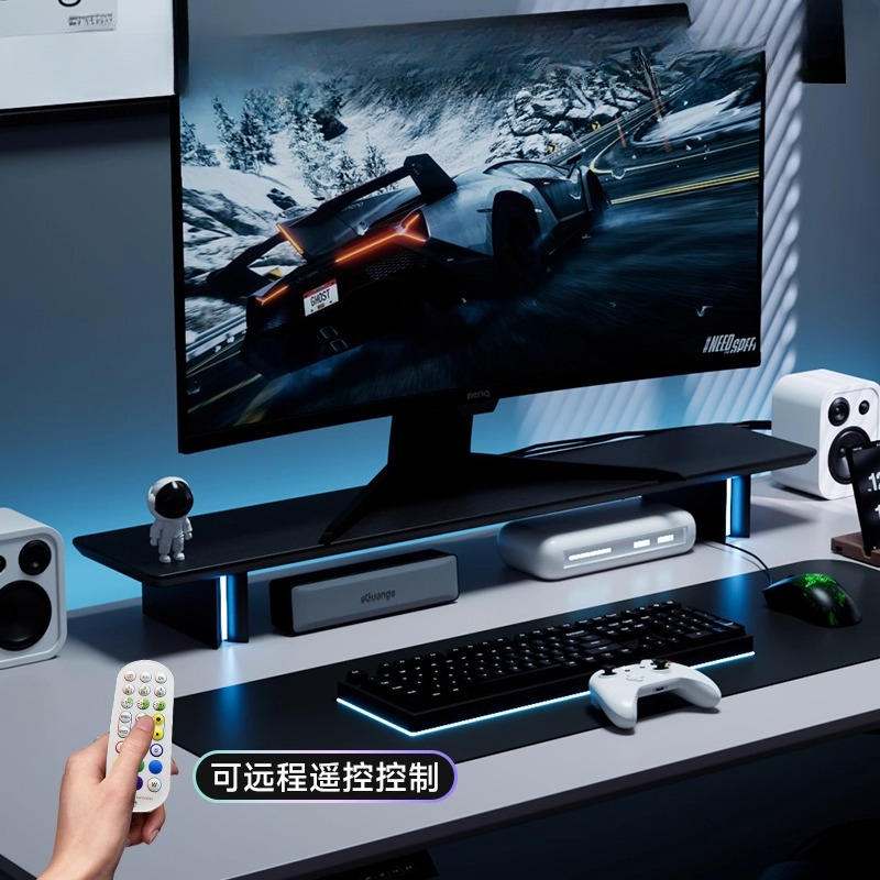 Подставка для монитора RGB, эр – обзор и цена Desk Setup With Laptop And Monitor