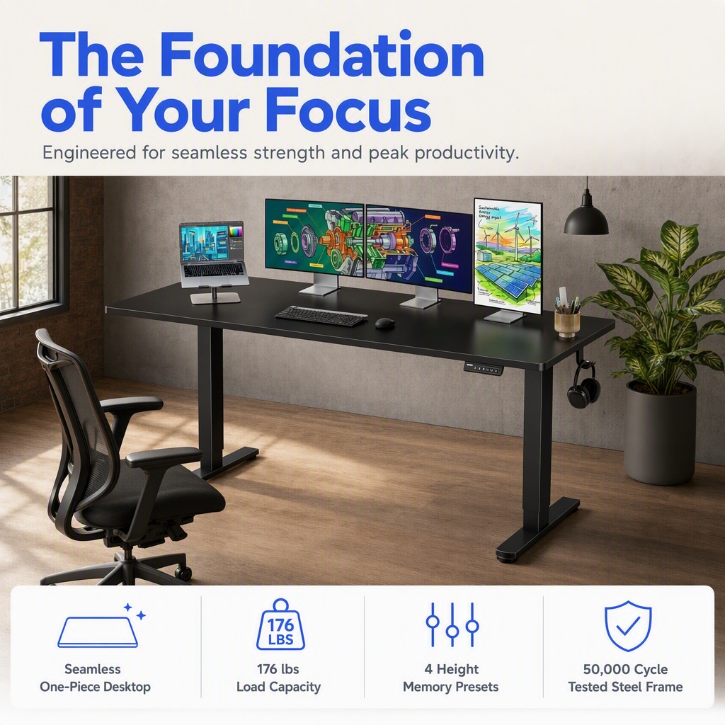 Электрический стол с регулируе – обзор и цена Desk Setup Height