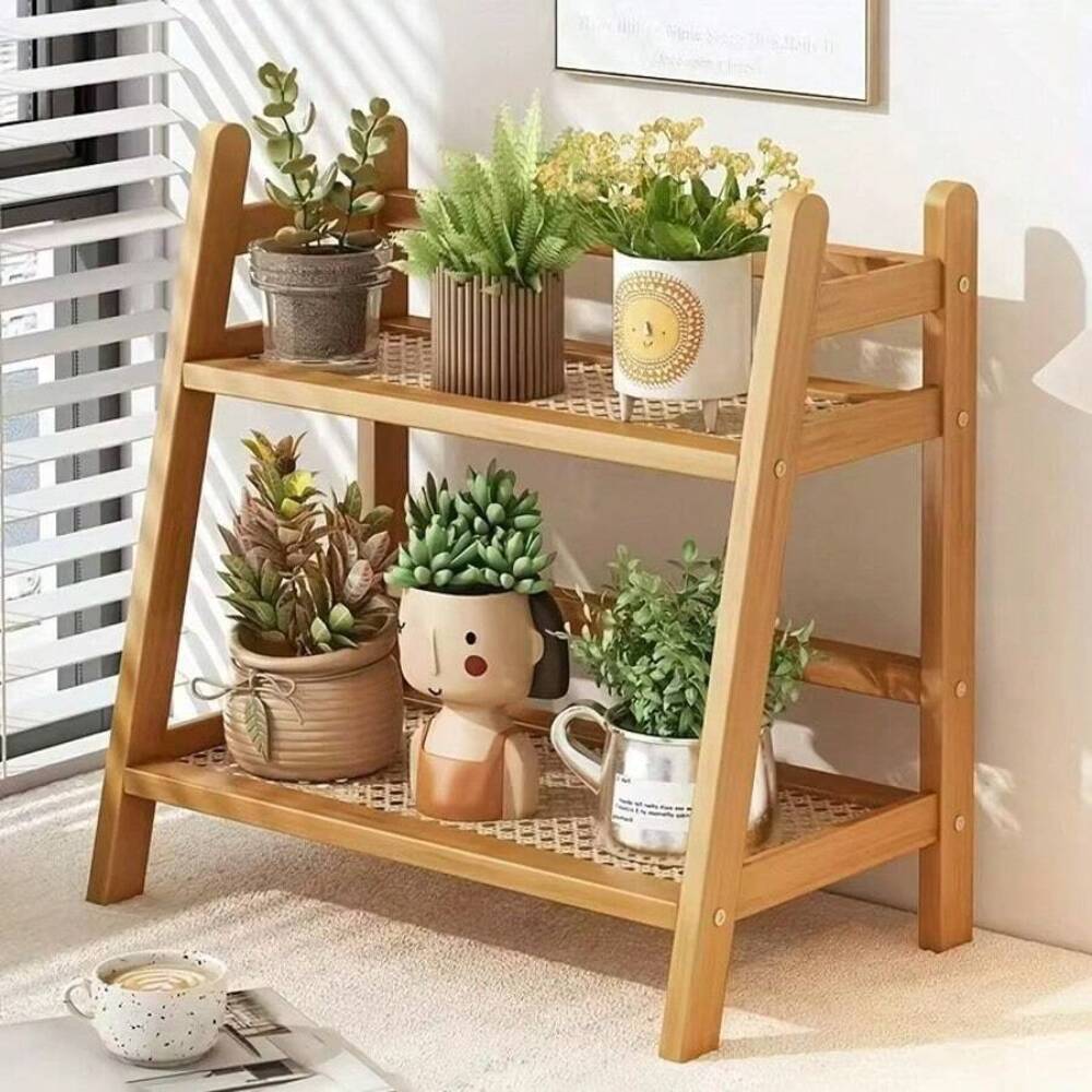 Двухуровневая бамбуковая полка – обзор и цена Desk Setup Wood