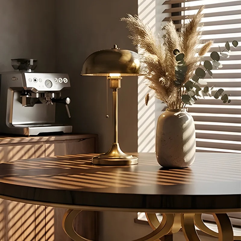 Роскошный круглый обеденный ст – обзор и цена Desk Setup Wood