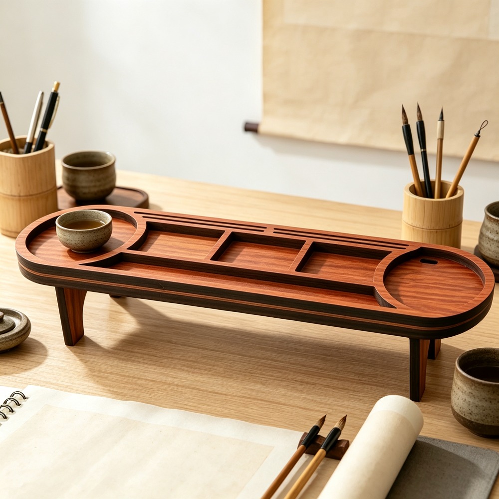 Деревянный органайзер для стол – обзор и цена Desk Setup Wood