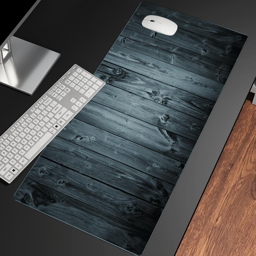 Черный деревянный коврик для м – обзор и цена Desk Setup Black And Wood