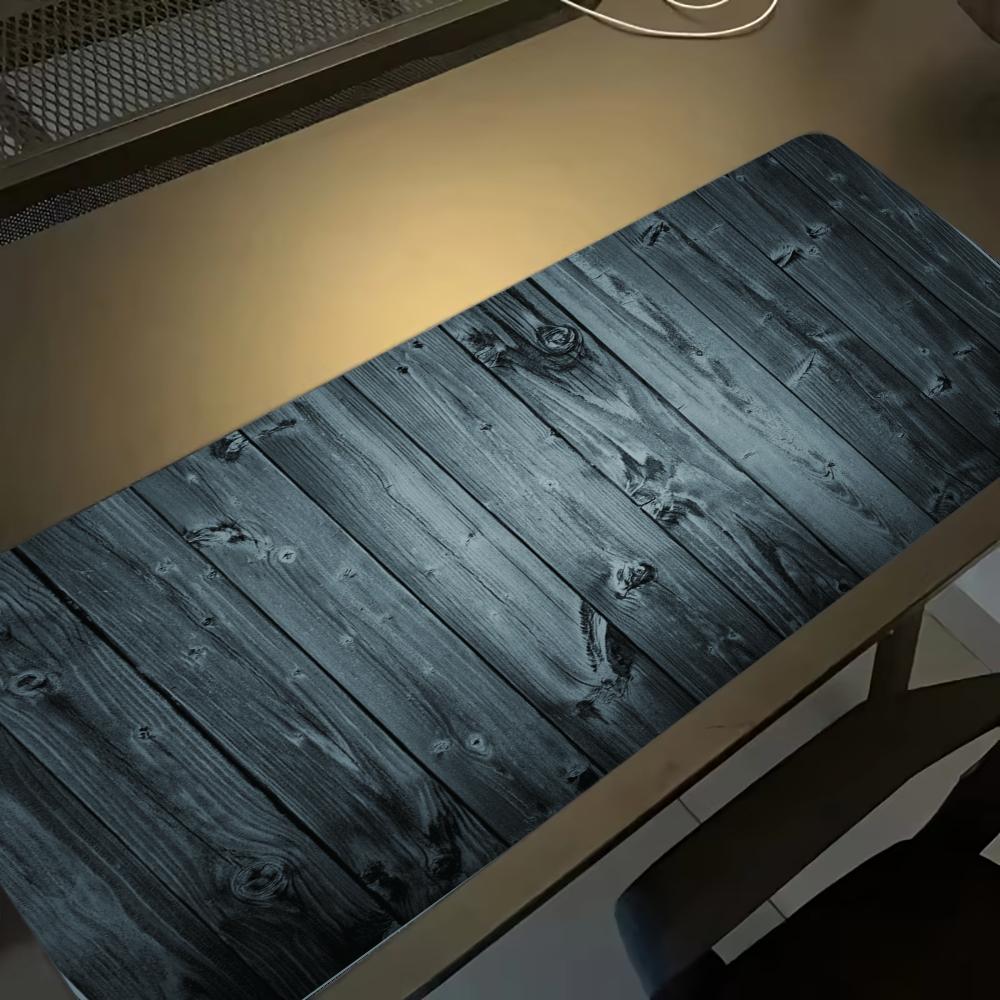 Черный деревянный коврик для м – обзор и цена Desk Setup Black And Wood