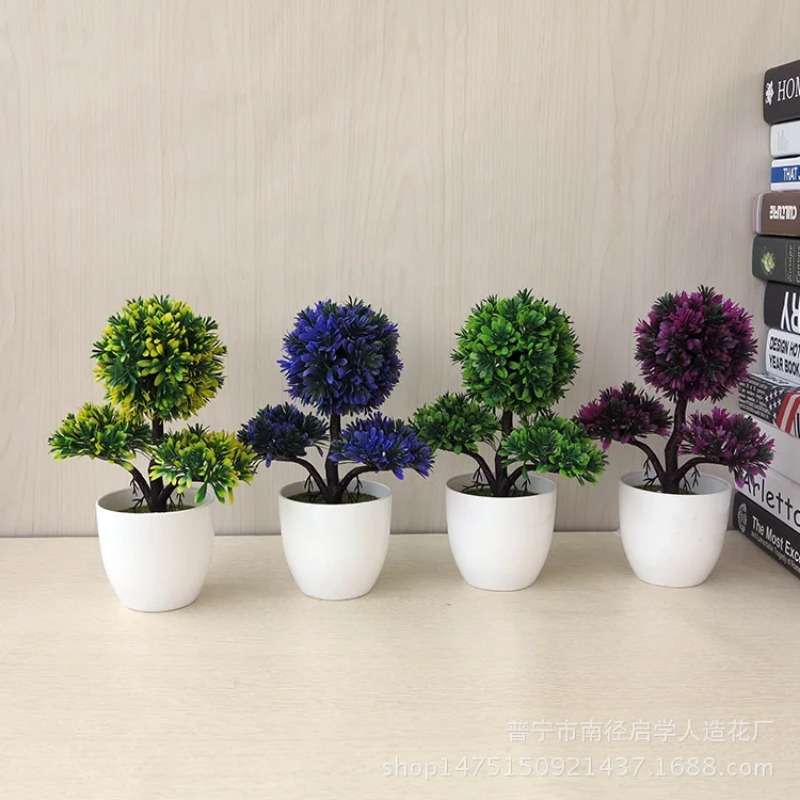 Искусственное миниатюрное дере – обзор и цена Desk Setup Plants