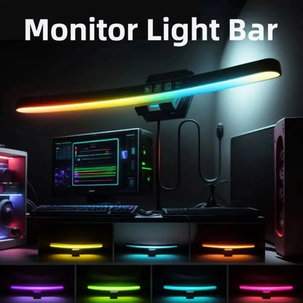 Светодиодная RGB-лампа для мон – обзор и цена Desk Setup Gaming